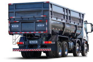 Caçamba Basculante Hexagonal Mista Cilindro Frontal